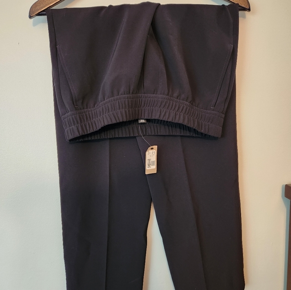 Mid-Rise Tapered-Ankle-Leg Dressy Jogger - Picture 4 of 4